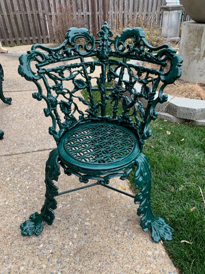 Curved Iron Estate Chair - Main Line