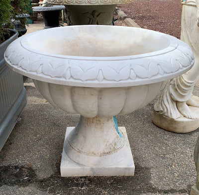 Oakwell Estate Carved Marble Grand Scale Urn