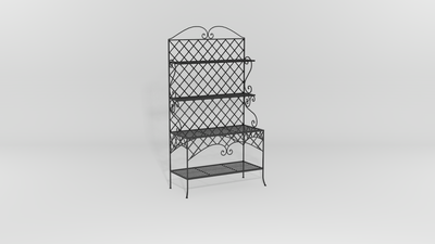 Provincial Baker's Rack - Outdoor Plant Stand