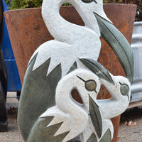 Family of Three Bird Sculpture