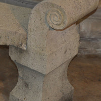 Peruvian Curved Scroll Bench