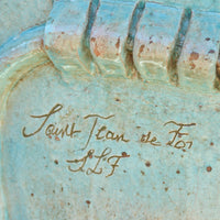 St. Jean de Fos Bacchus Urn & Base - LG - Turquoise