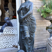 Bronze Draped Lady Fountain
