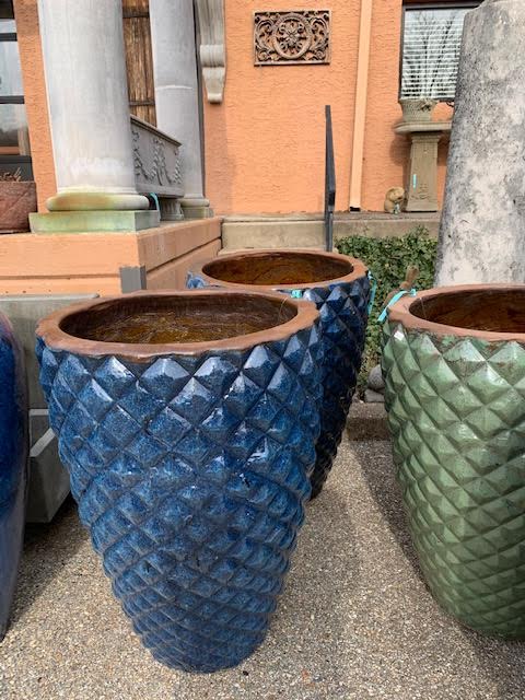 Pointed Planter - Blue