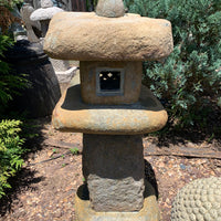Natural Boulder Lantern