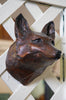 Bronze Fox Fountain Spout by John Downham - Brown Coat