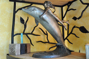 Dolphin Ride Fountain - by Jim Ponter