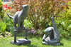 Vintage Estate Bronze Cat Sculptures - Danish Artist - Madeira Collection