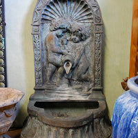 Courtyard Bronze Fountain with Cherubs