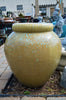 Lg. Glazed Jar Fountain - Swamp Glaze