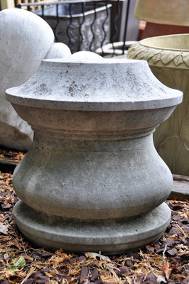 Carved Stone Reel - Pedestal - 18