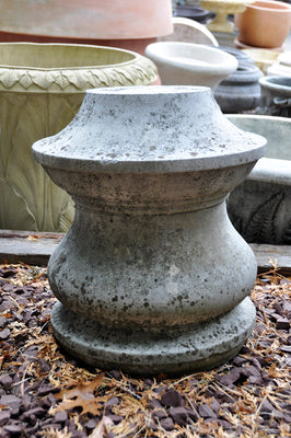 Carved Stone Reel - Pedestal - 16