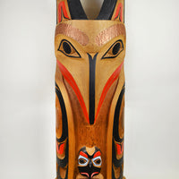 Eagle and Raven Totem by William Kuhnley Sr.