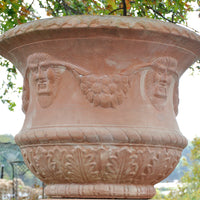 Curvy Pot with Garland - Large