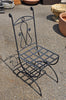 Italian Hand Wrought Iron Chair