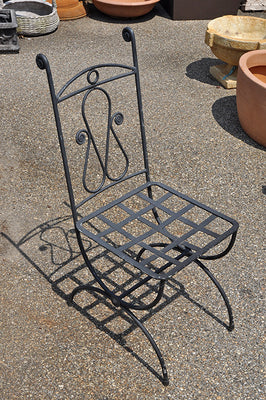 Italian Hand Wrought Iron Chair