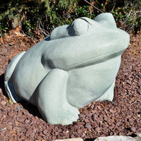Kaeru Frog 36" - Green Sandstone