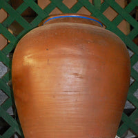 Antique Large Brown Jar with Character